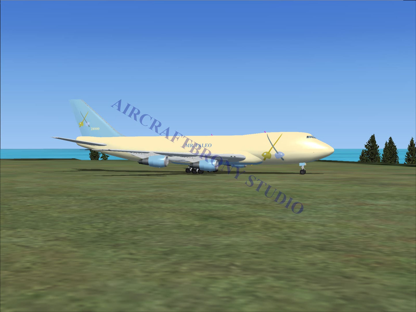 Mr. Paleo Boeing 747-200 (Digital Image) Digital Image