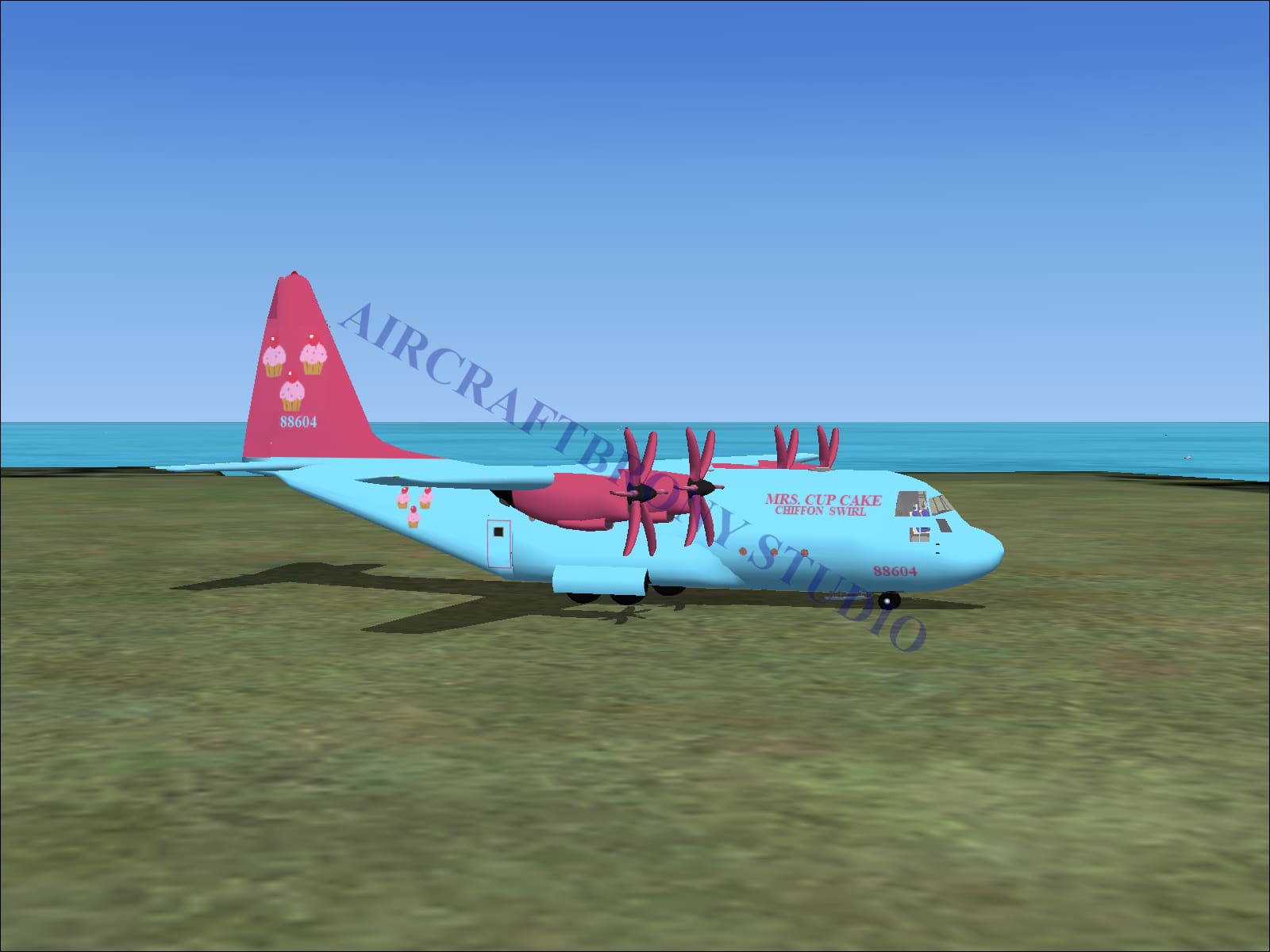 Mrs. Cup Cake Lockheed C-130 (Digital Image) Digital Image