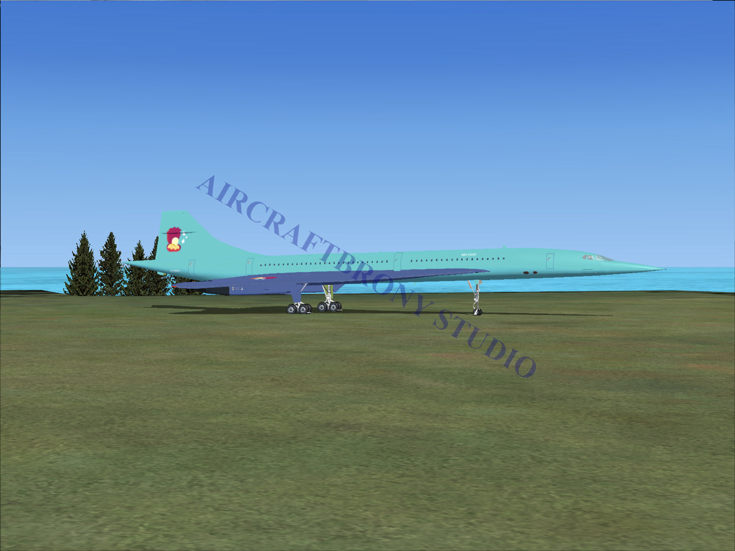 Mrs. Paleo Aerospatiale Concorde (Digital Image) Digital Image