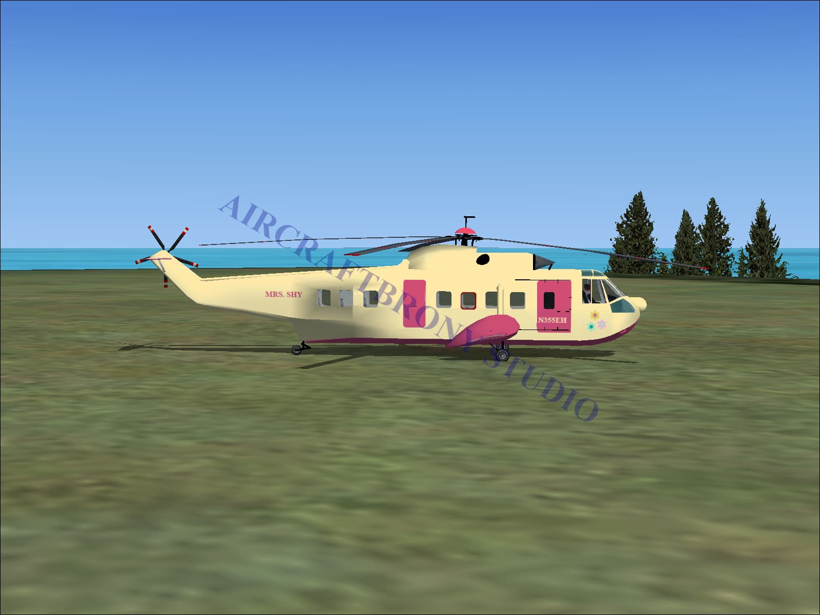 Mrs. Shy Sikorsky S-61N (Digital Image) Digital Image