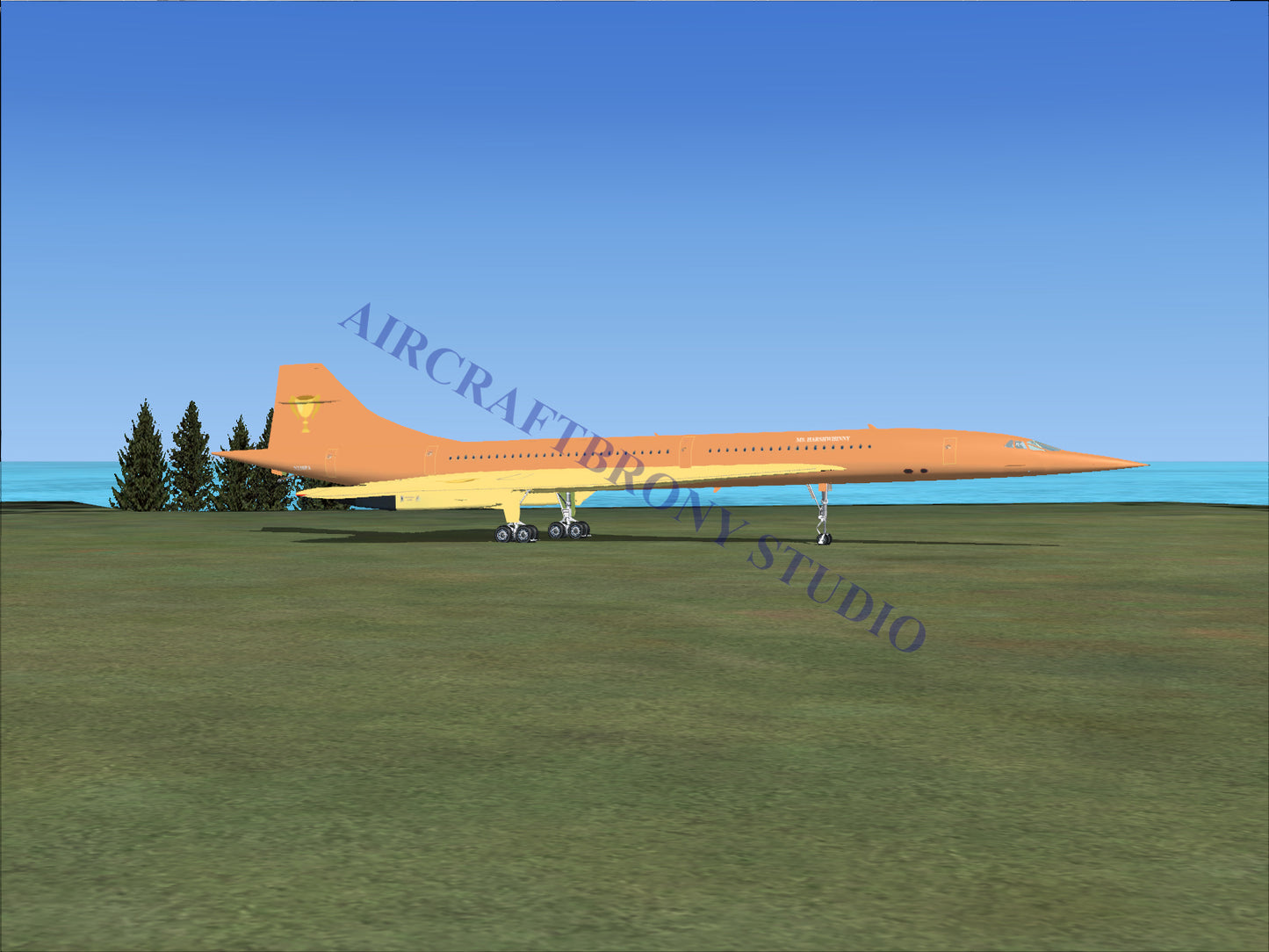 Ms. Harshwhinny Aerospatiale Concorde (Digital Image) Digital Image