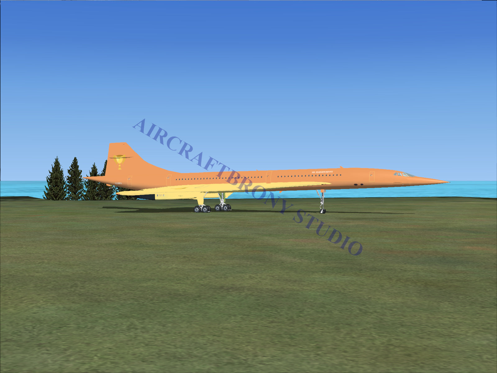 Ms. Harshwhinny Aerospatiale Concorde (Digital Image) Digital Image