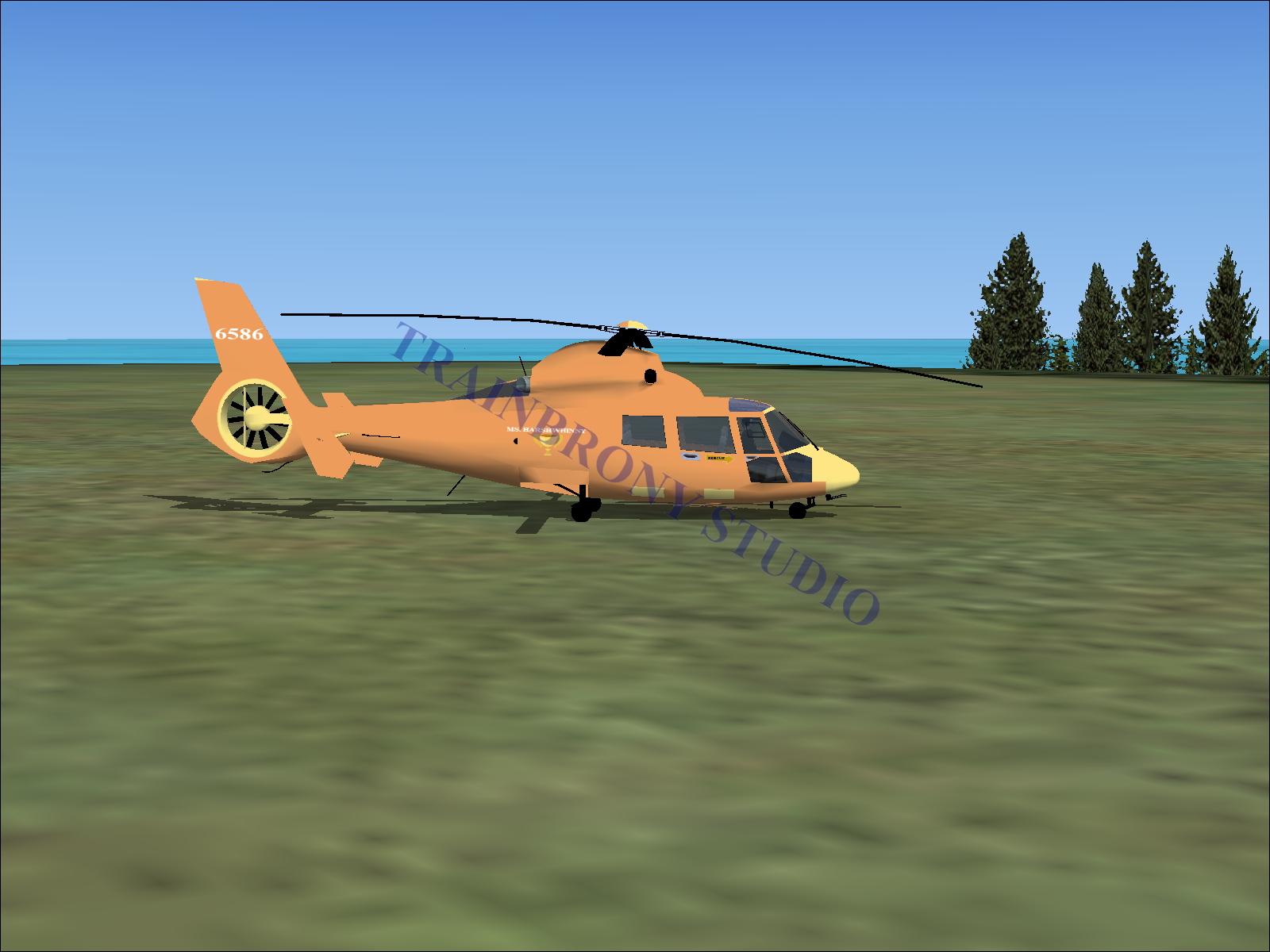 Ms. Harshwhinny Aerospatiale HH65 Dolphin (Digital Image) Digital Image