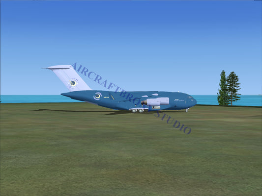 Night Glider Boeing C-17 (Digital Image) Digital Image