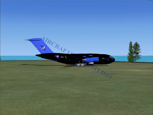 Nightmare Moon Boeing C-17 (Digital Image) Digital Image