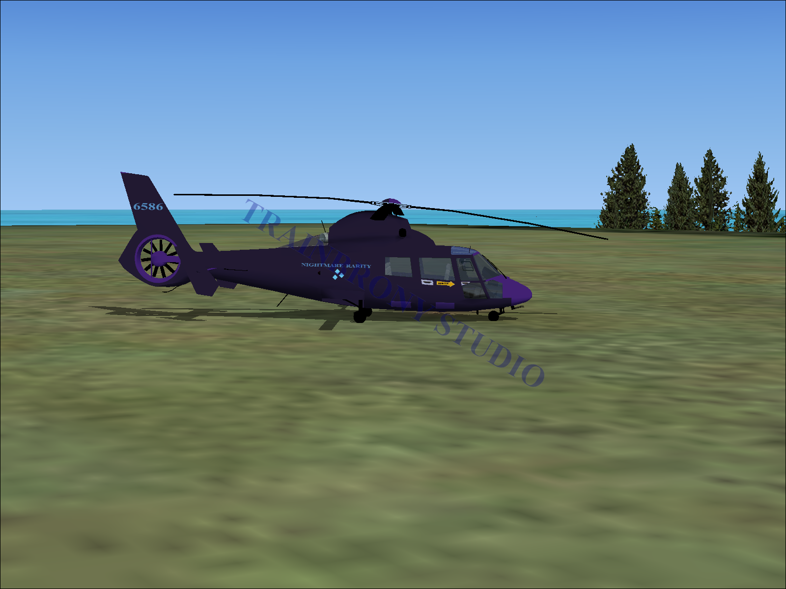 Nightmare Rarity Aerospatiale HH65 Dolphin (Digital Image) Digital Image