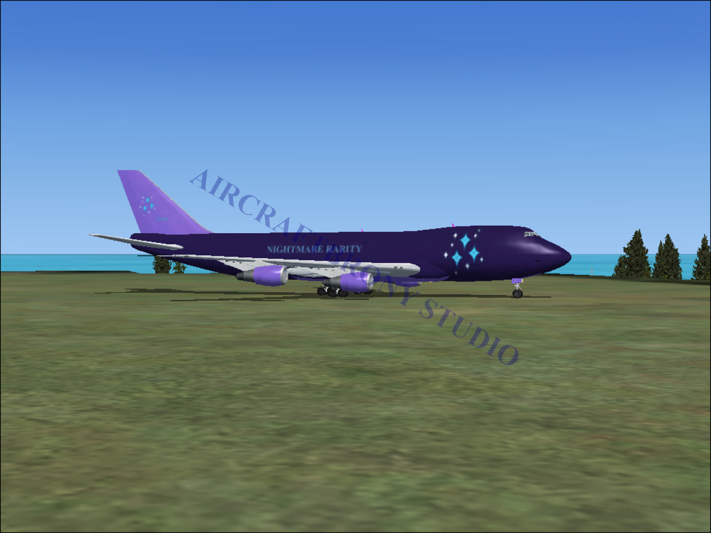 Nightmare Rarity Boeing 747-200 (Digital Image) Digital Image