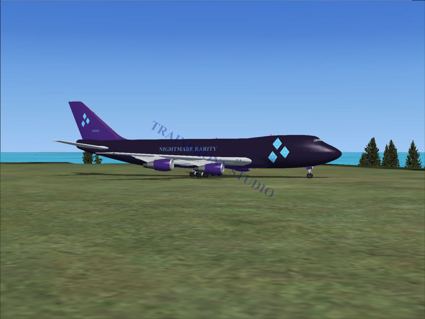 Nightmare Rarity Boeing 747-200 (Digital Image) Digital Image