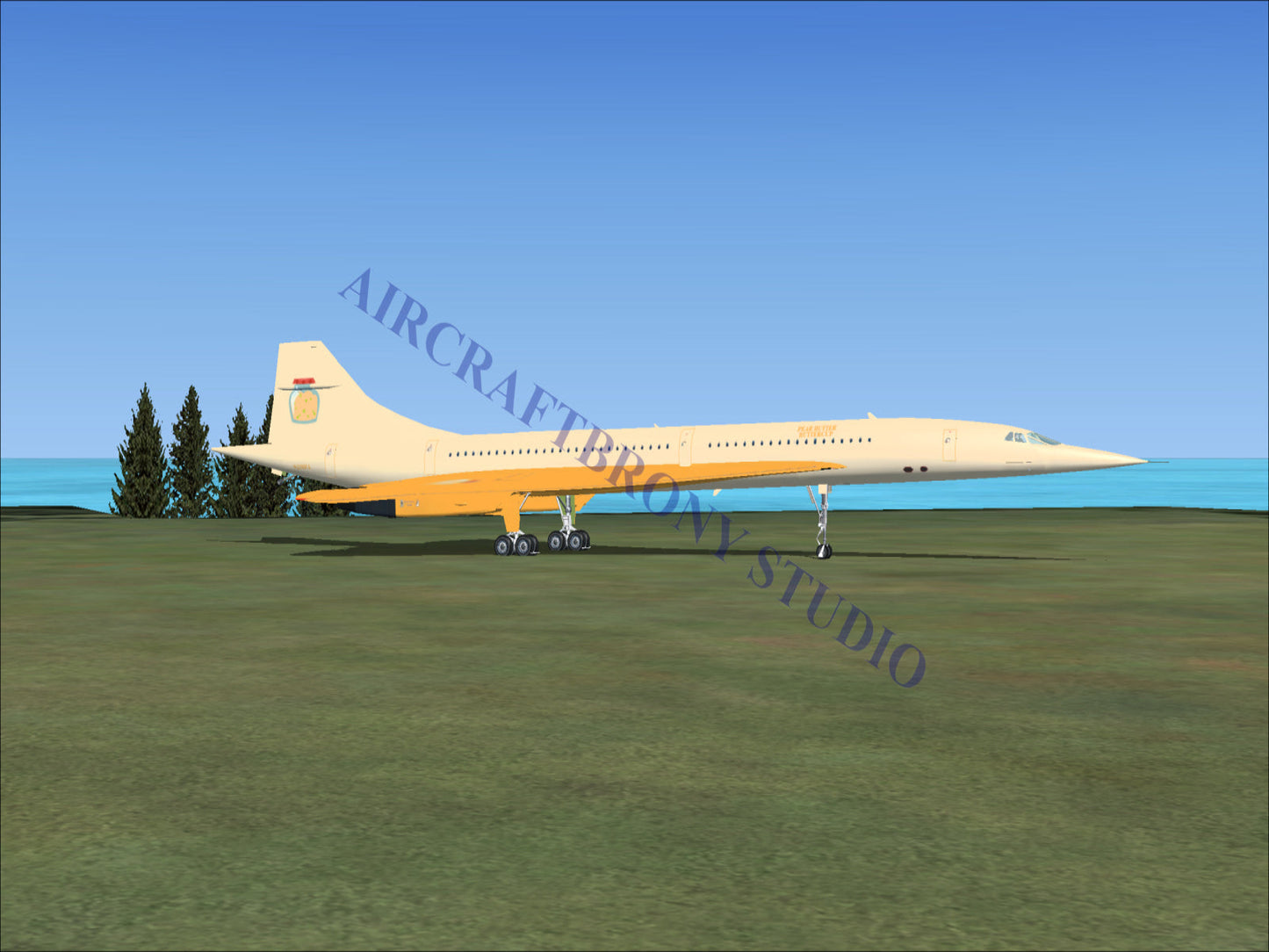 Pear Butter Aerospatiale Concorde (Digital Image) Digital Image