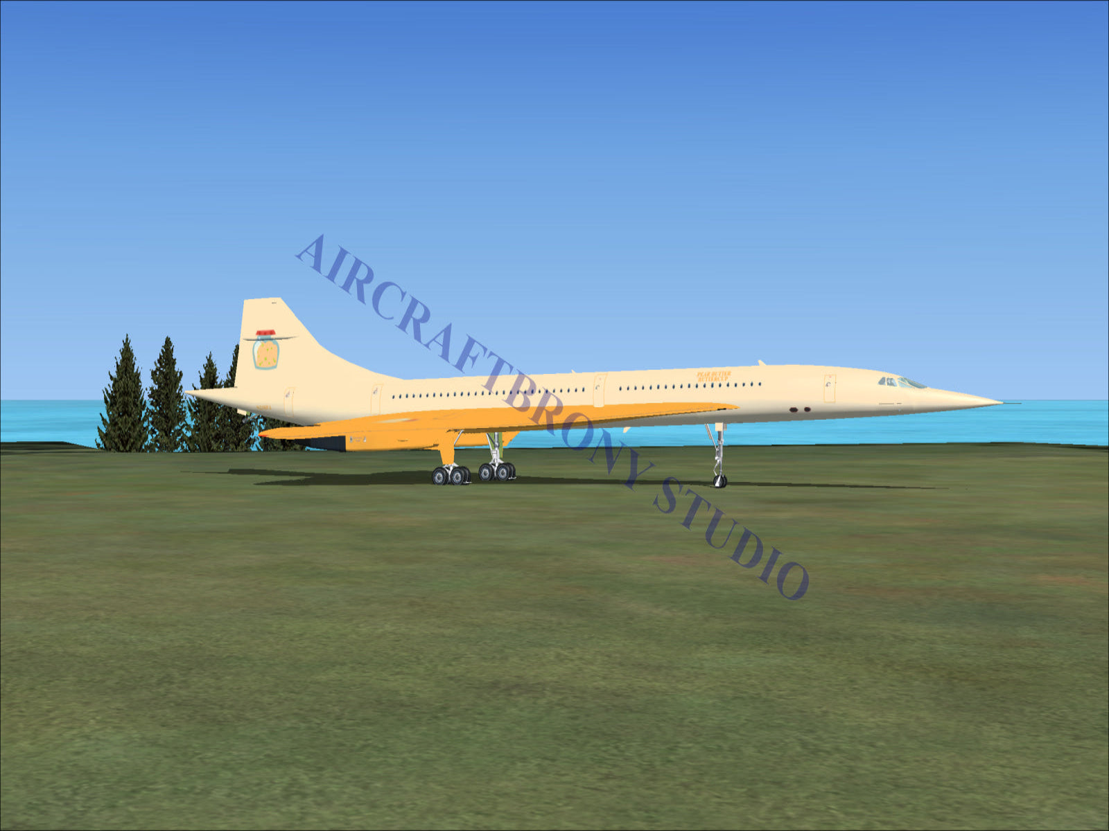 Pear Butter Aerospatiale Concorde (Digital Image) Digital Image