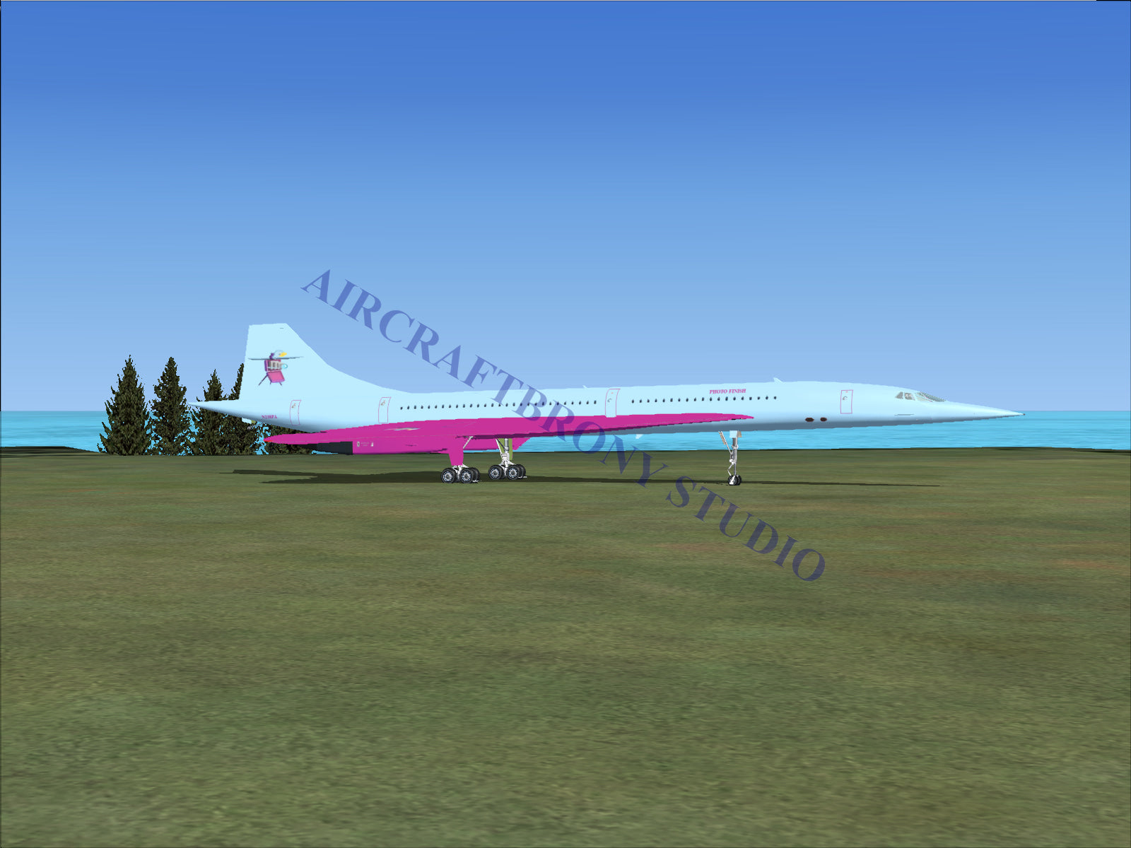 Photo Finish Aerospatiale Concorde (Digital Image) Digital Image