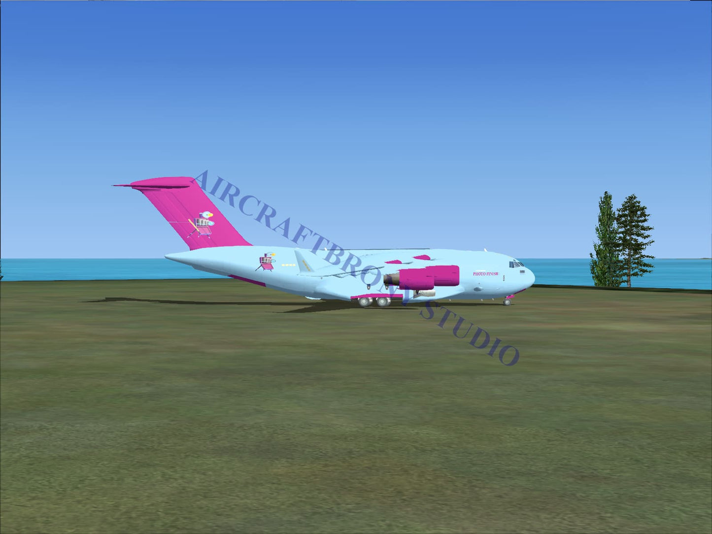 Photo Finish Boeing C-17 (Digital Image) Digital Image