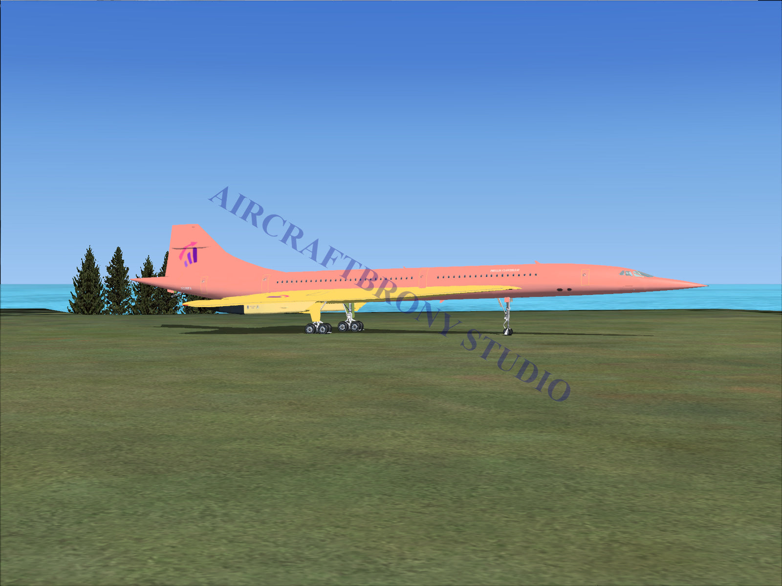 Phyllis Cloverleaf Aerospatiale Concorde (Digital Image) Digital Image