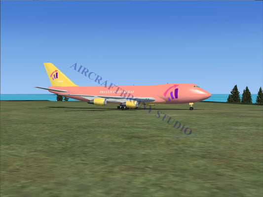Phyllis Cloverleaf Boeing 747-200 (Digital Image) Digital Image