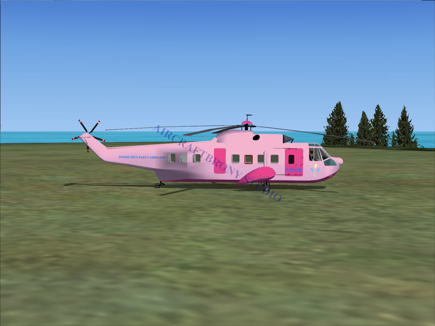 Pinkie Pie’s Party Sikorsky S-61N (Digital Image) Digital Image