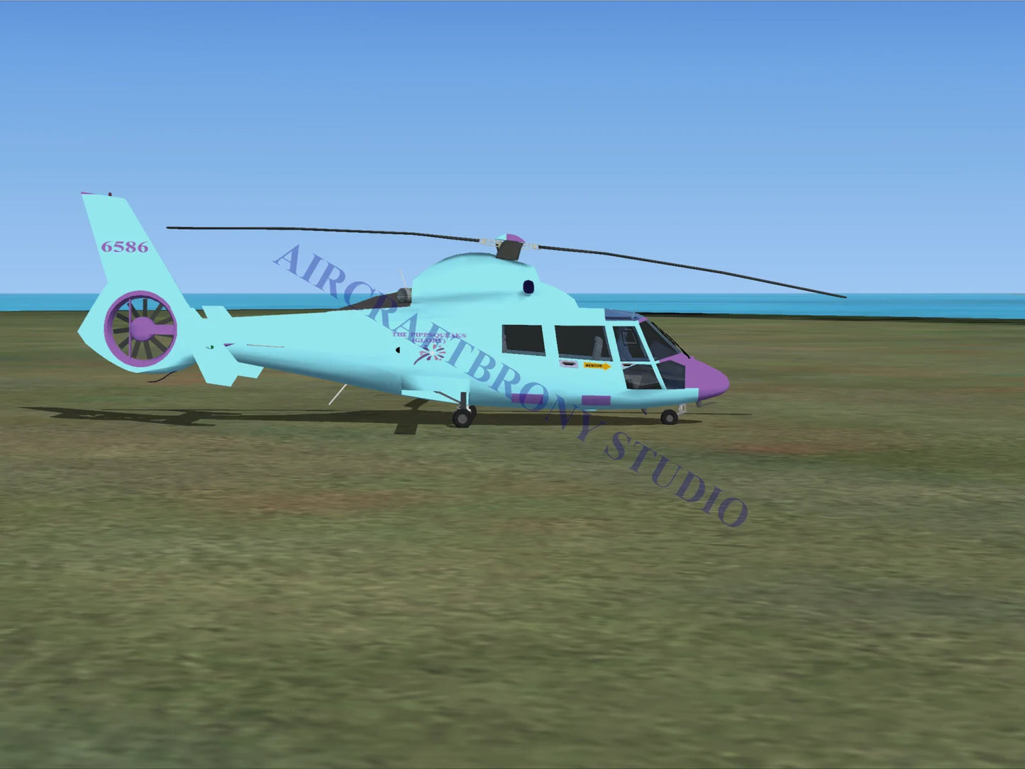 Pippsqueaks (Glory) Aerospatiale HH65 Dolphin (Digital Image) Digital Image