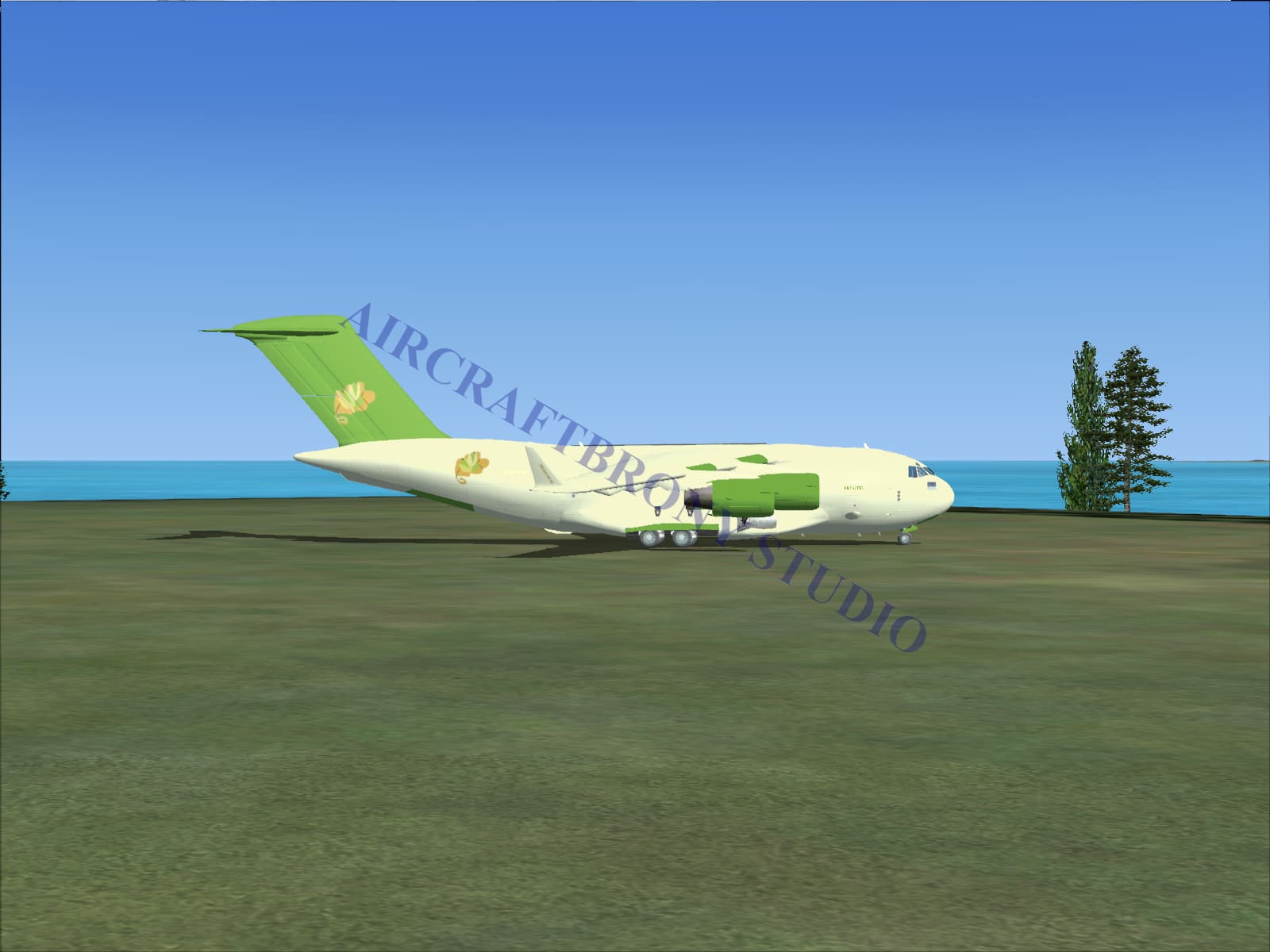 Pistachio Boeing C-17 (Digital Image) Digital Image