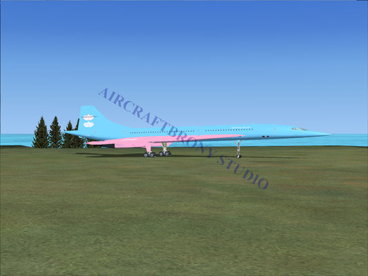 Ponyville Day Spa Aerospatiale Concorde (Digital Image) Digital Image