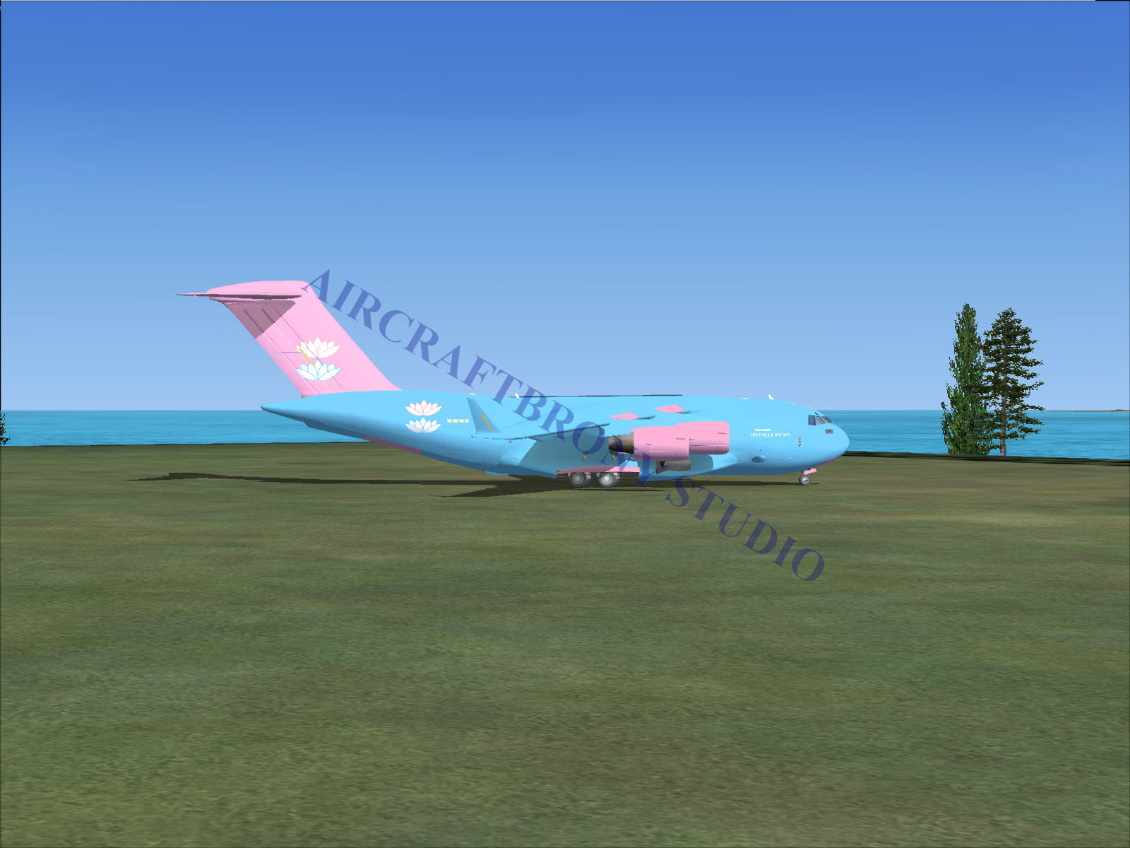 Ponyville Day Spa Boeing C-17 (Digital Image) Digital Image