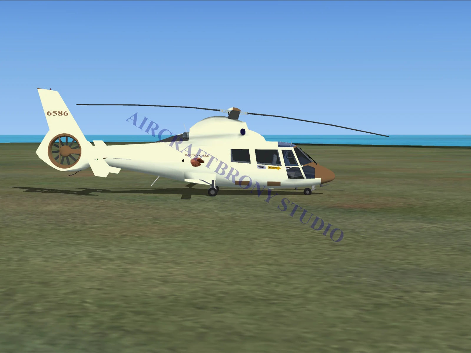Pound Cake Aerospatiale HH65 Dolphin (Digital Image) Digital Image