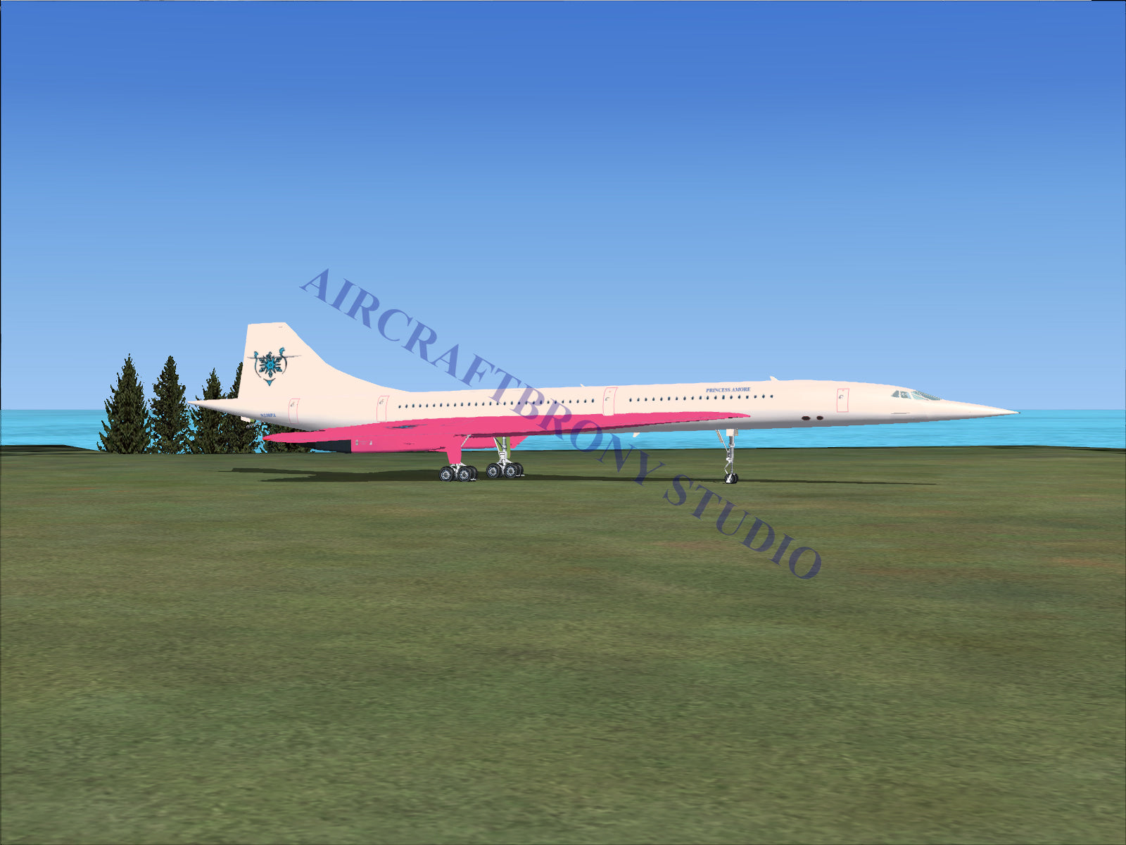 Princess Amore Aerospatiale Concorde (Digital Image) Digital Image