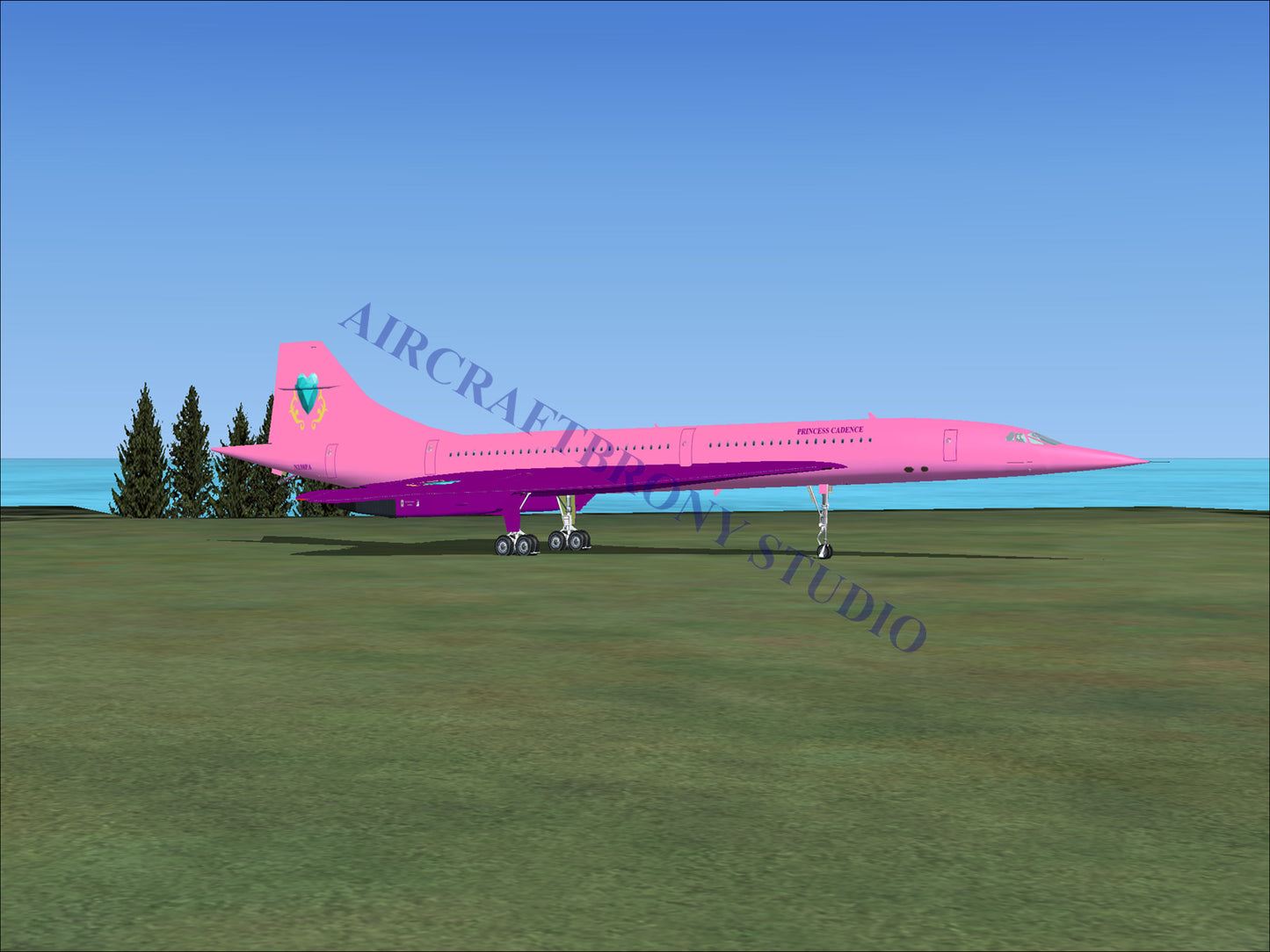 Princess Cadence Aerospatiale Concorde (Digital Image) Digital Image