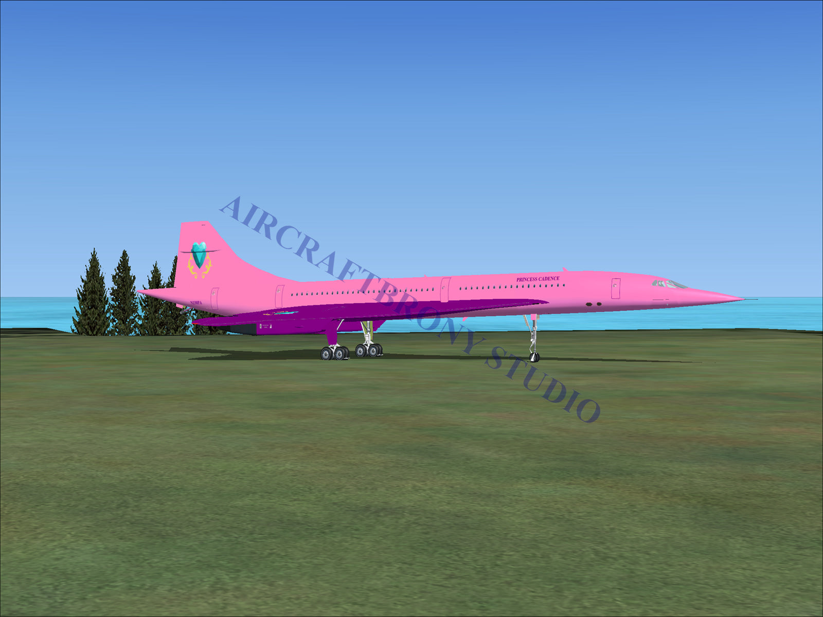 Princess Cadence Aerospatiale Concorde (Digital Image) Digital Image