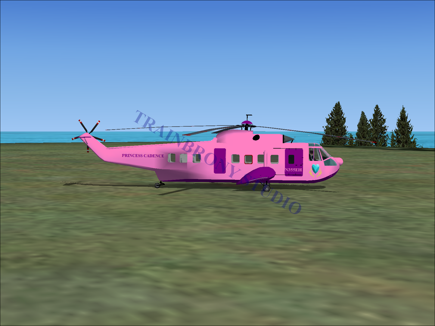 Princess Cadence Sikorsky S-61N (Digital Image) Digital Image