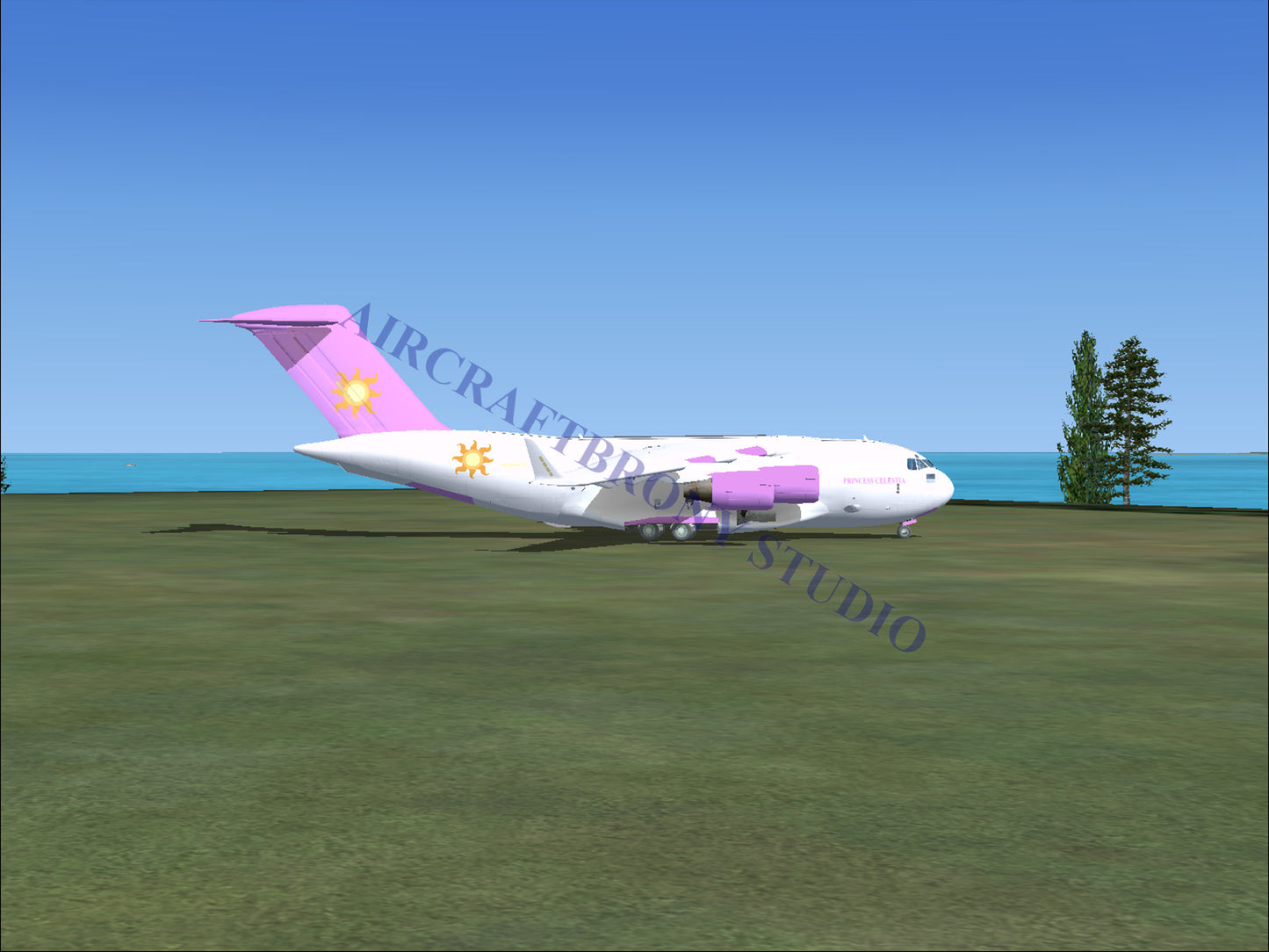 Princess Celestia Boeing C-17 (Digital Image) Digital Image