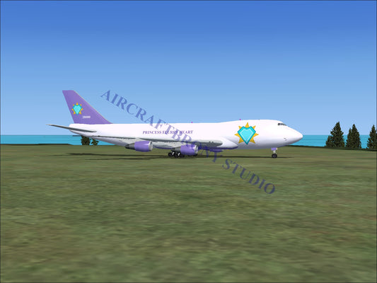 Princess Flurry Heart Boeing 747-200 (Digital Image) Digital Image
