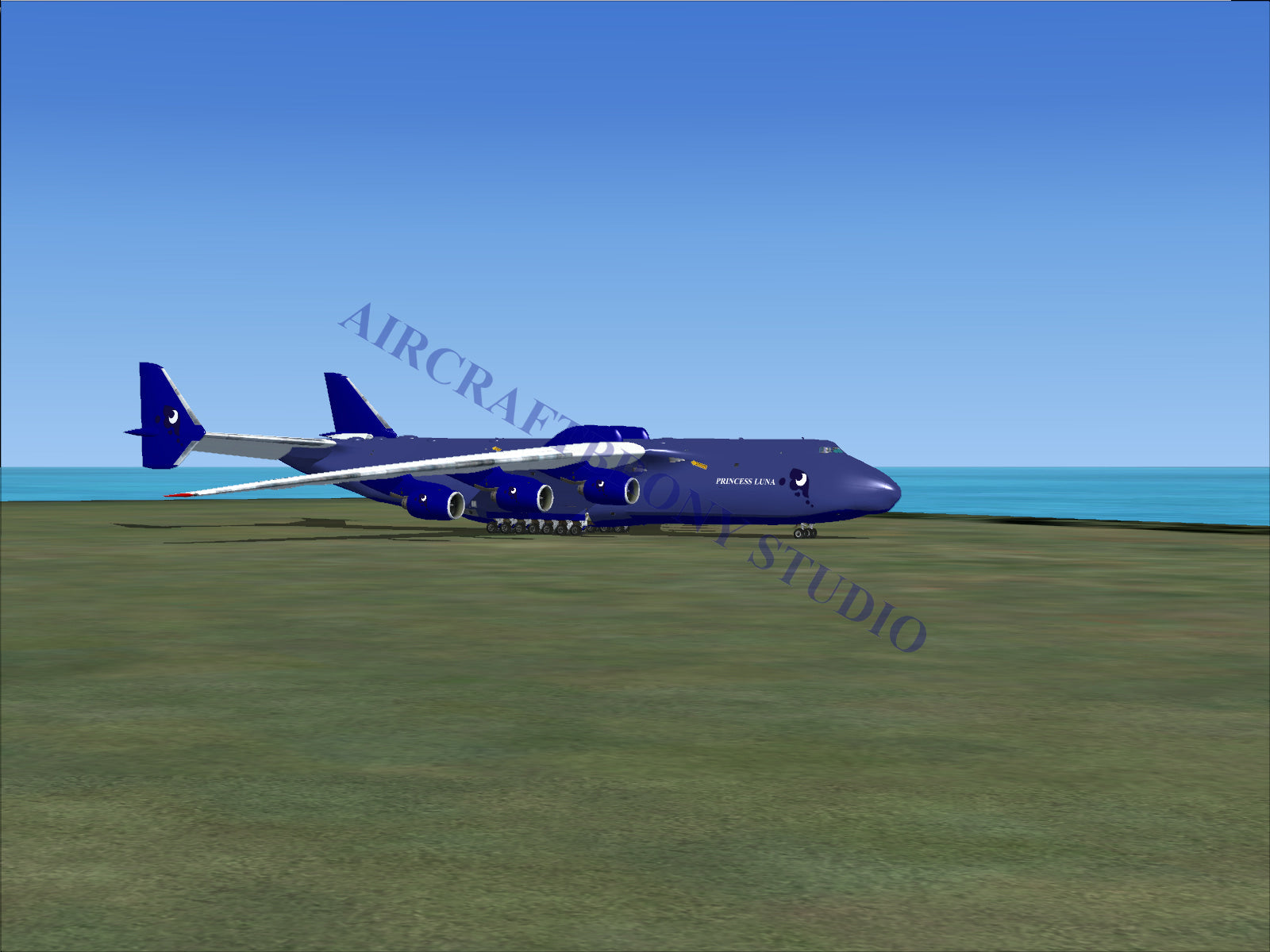 Princess Luna Antonov 225 (Digital Image) Digital Image