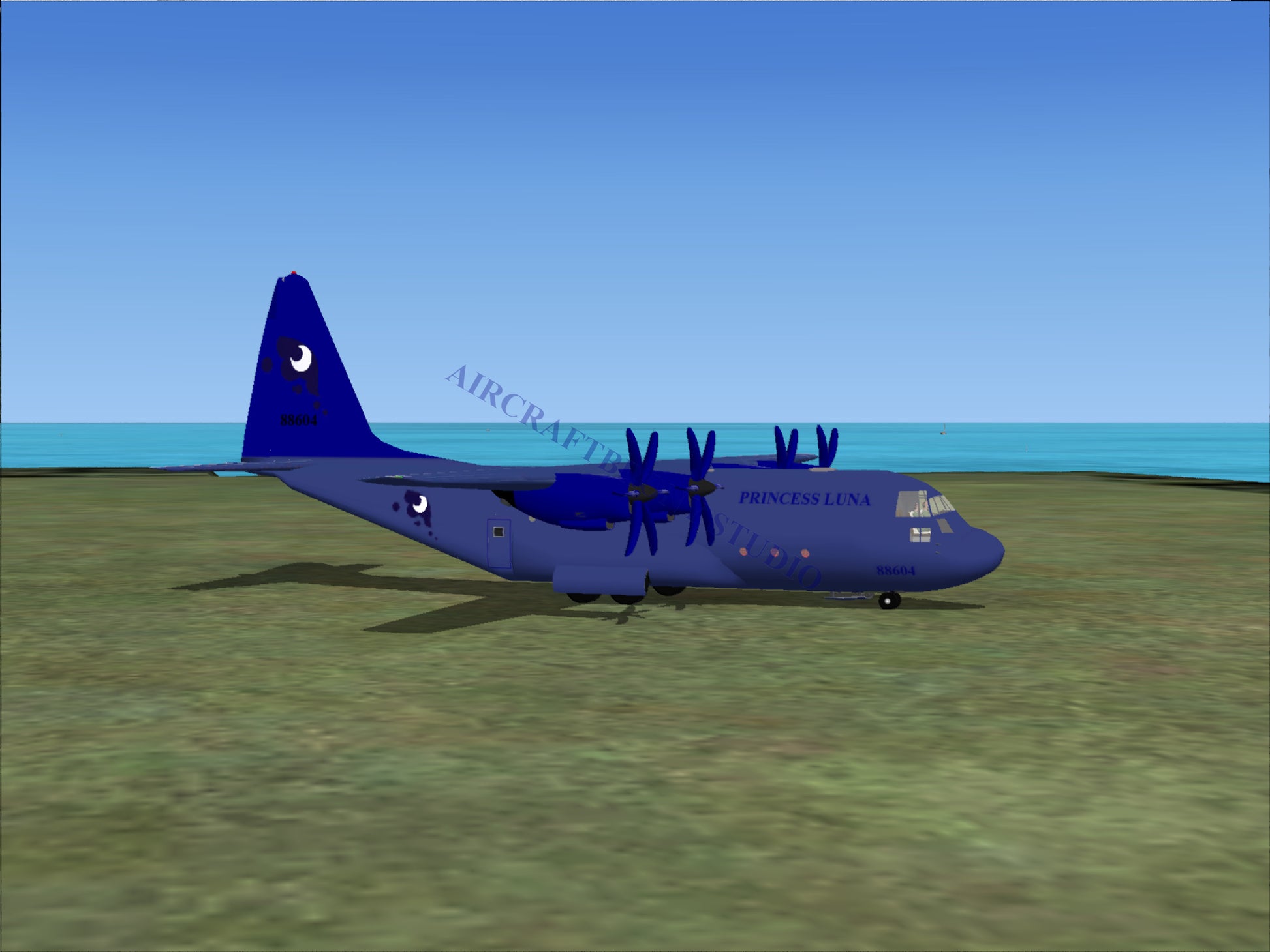 Princess Luna Lockheed C-130 (Digital Image) Digital Image