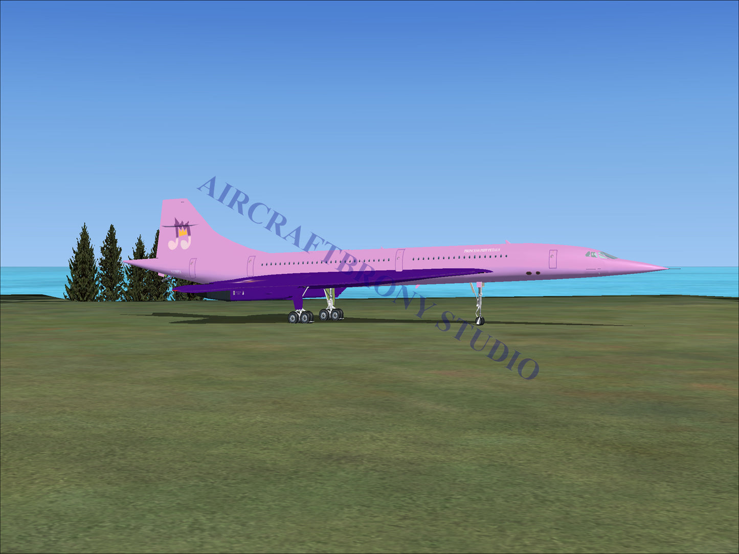 Princess Pipp Petals Aerospatiale Concorde (Digital Image) Digital Image