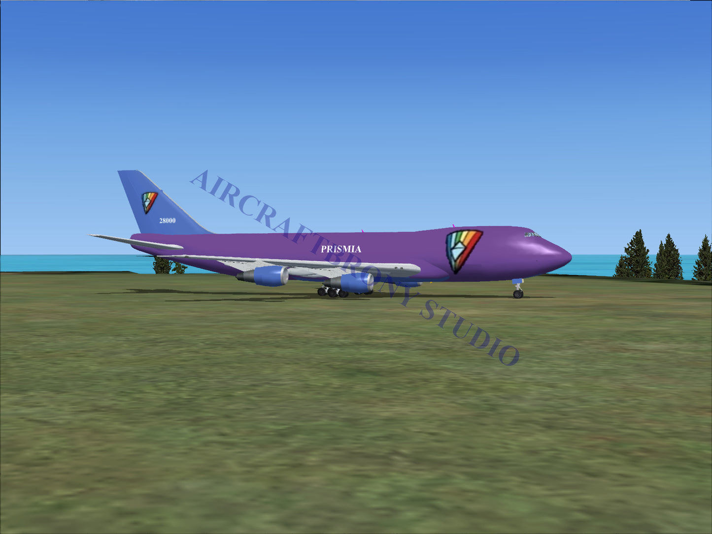 Prismia Boeing 747-200 (Digital Image) Digital Image