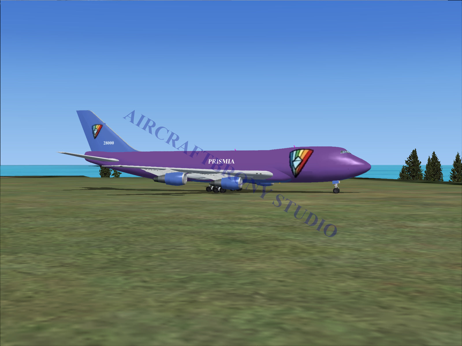 Prismia Boeing 747-200 (Digital Image) Digital Image