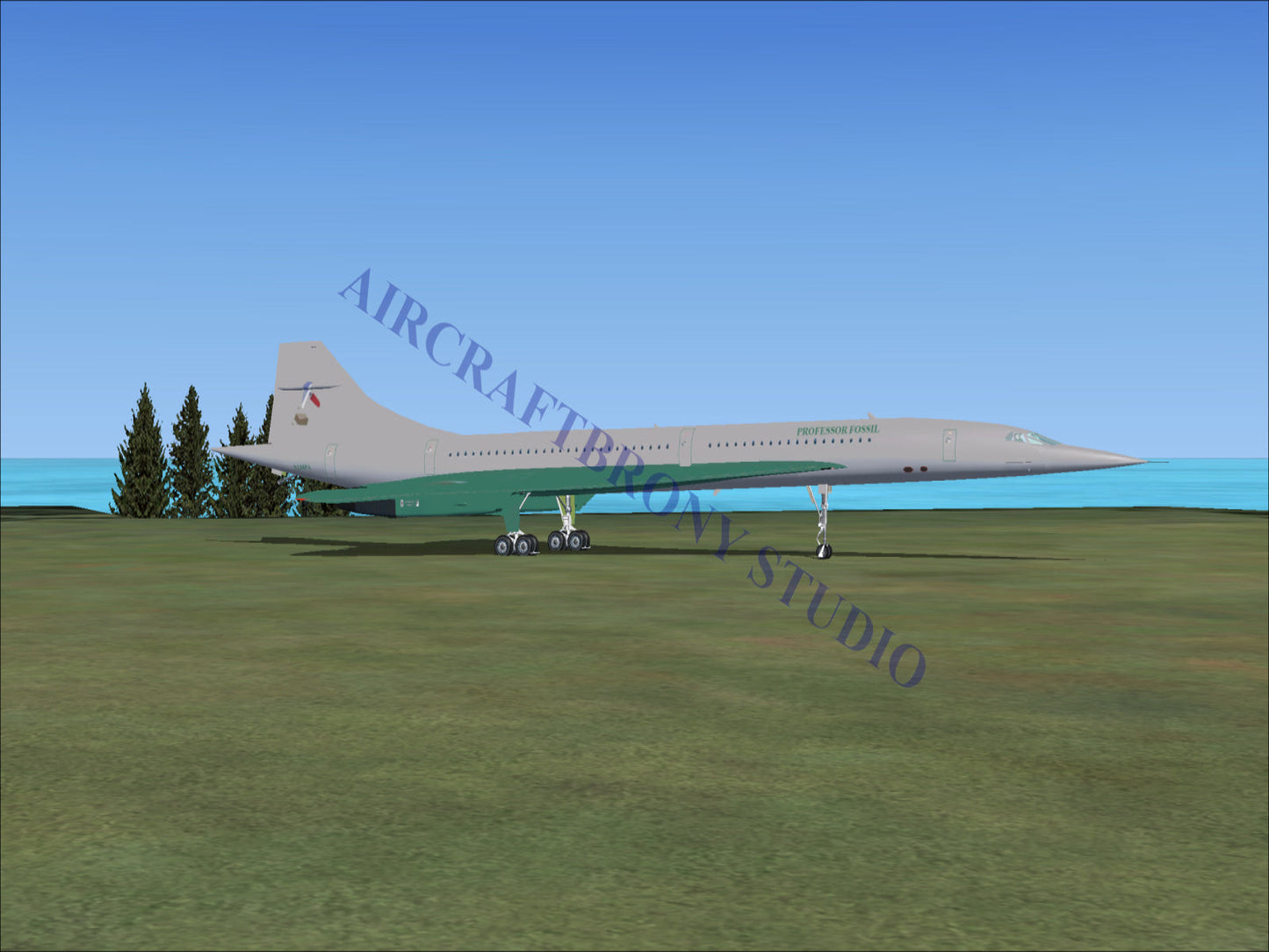 Professor Fossil Aerospatiale Concorde (Digital Image) Digital Image