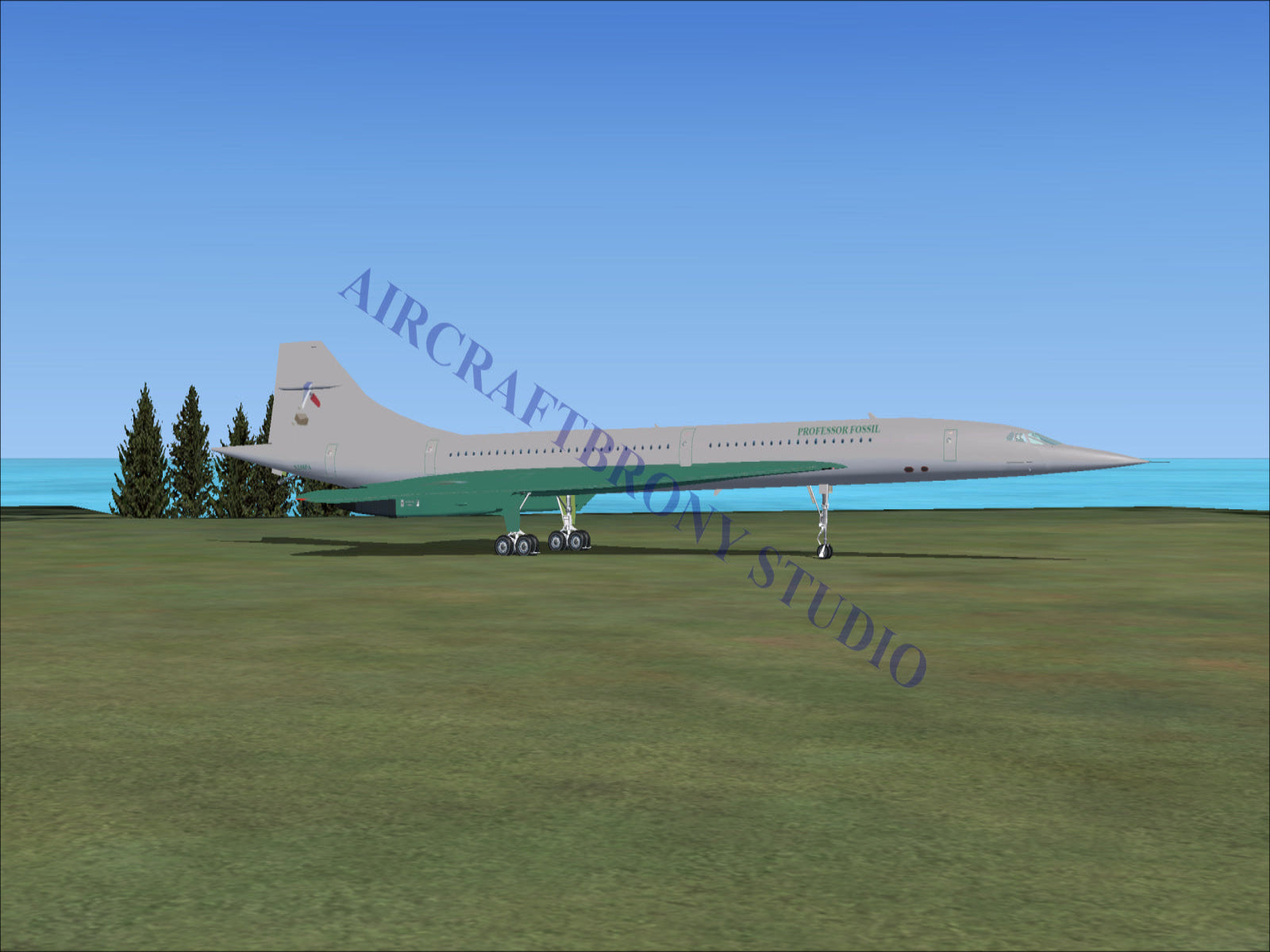 Professor Fossil Aerospatiale Concorde (Digital Image) Digital Image