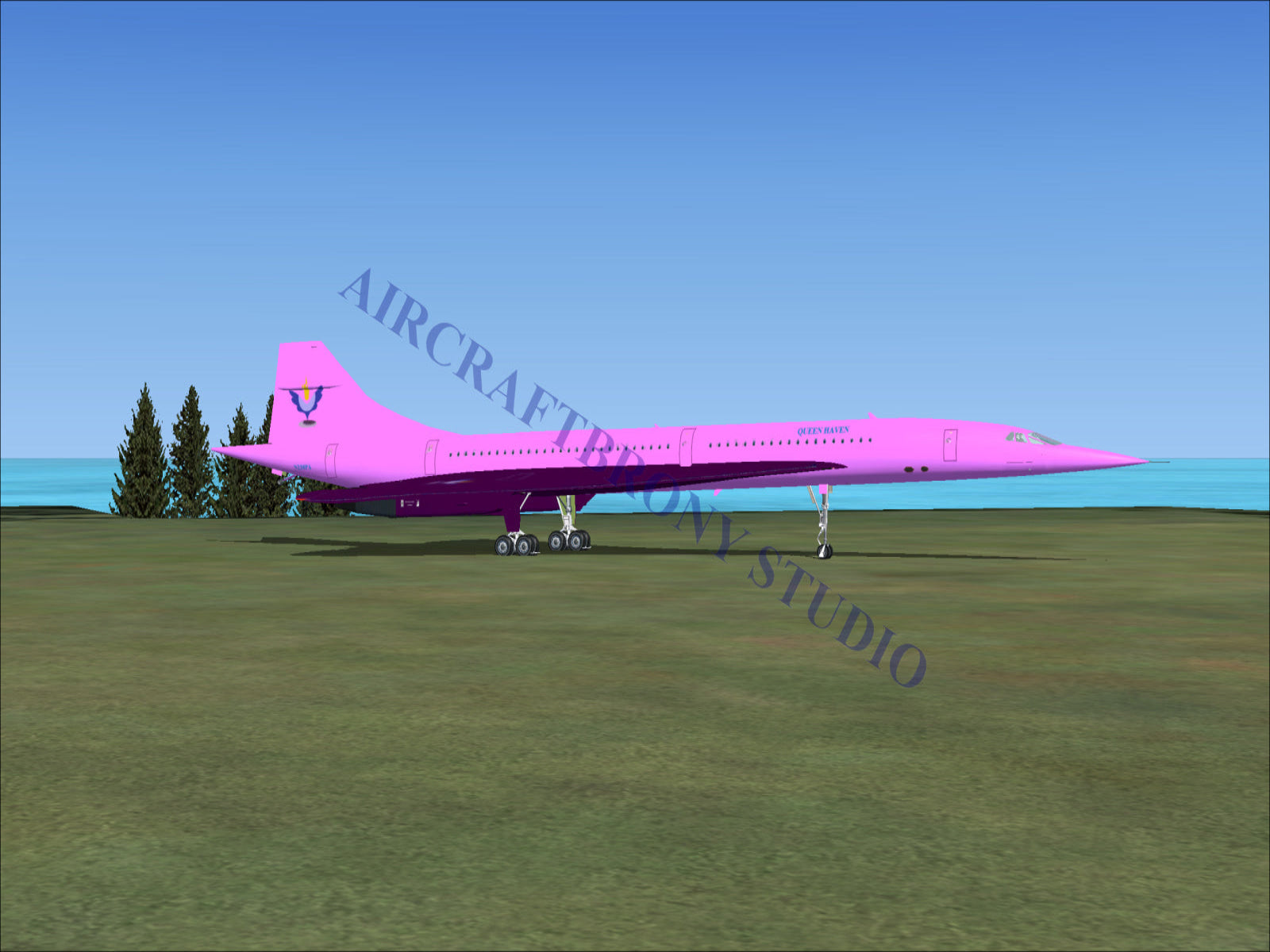 Queen Haven Aerospatiale Concorde (Digital Image) Digital Image