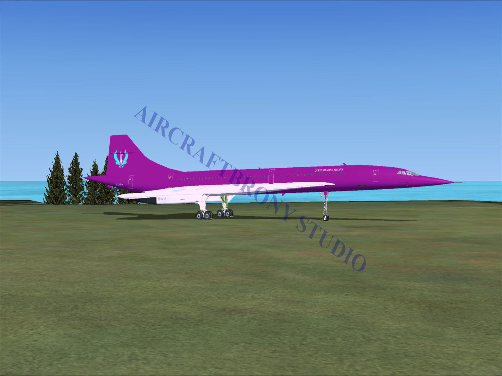 Queen Opaline Arcana Aerospatiale Concorde (Digital Image) Digital Image