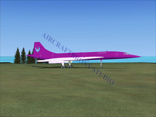 Queen Opaline Arcana Aerospatiale Concorde (Digital Image) Digital Image