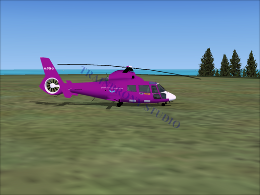 Queen Opaline Arcana Aerospatiale HH65 Dolphin (Digital Image) Digital Image