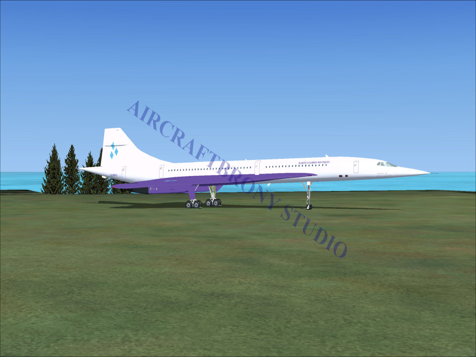 Rarity’s Fashion Boutiques Aerospatiale Concorde (Digital Image) Digital Image
