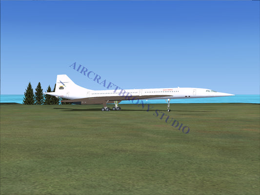 Raven Inkwell Aerospatiale Concorde (Digital Image) Digital Image