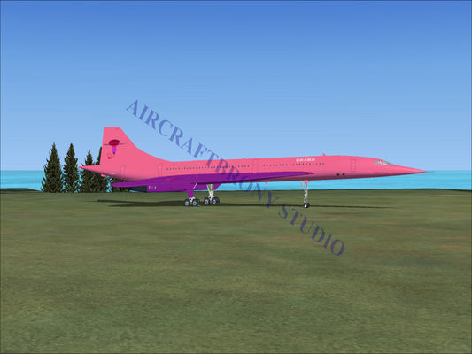 Ruby Jubilee Aerospatiale Concorde (Digital Image) Digital Image