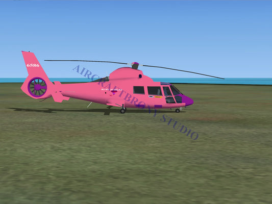 Ruby Jubilee Aerospatiale HH65 Dolphin (Digital Image) Digital Image