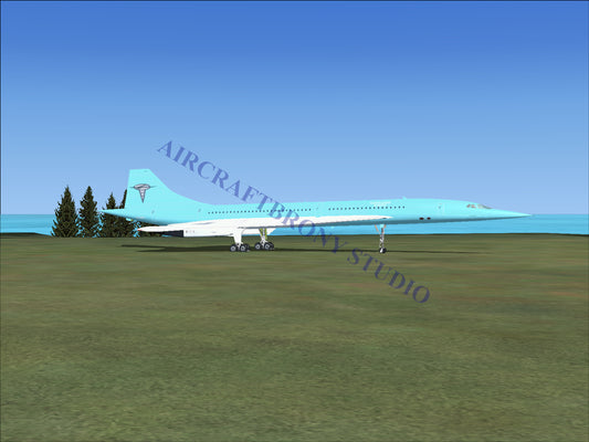 Screwloose Screwy Aerospatiale Concorde (Digital Image) Digital Image