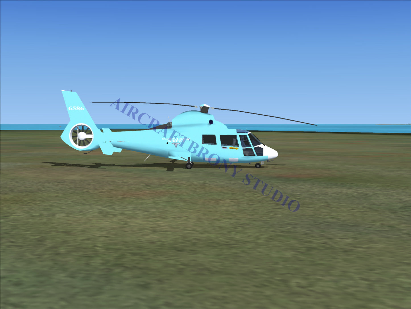 Screwloose Screwy Aerospatiale HH65 Dolphin (Digital Image) Digital Image