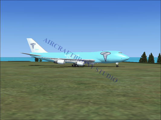 Screwloose Screwy Boeing 747-200 (Digital Image) Digital Image