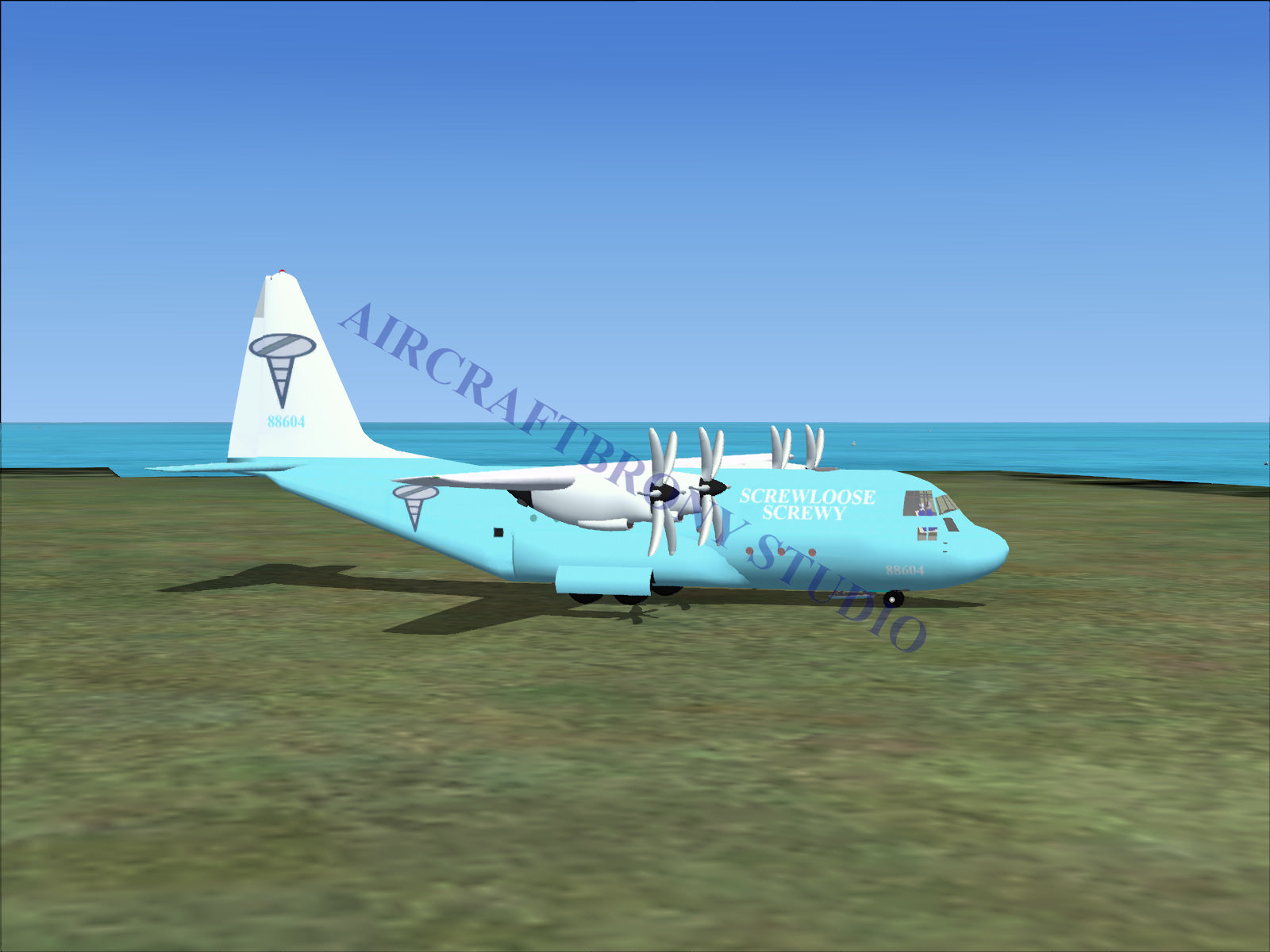 Screwloose Screwy Lockheed C-130 (Digital Image) Digital Image