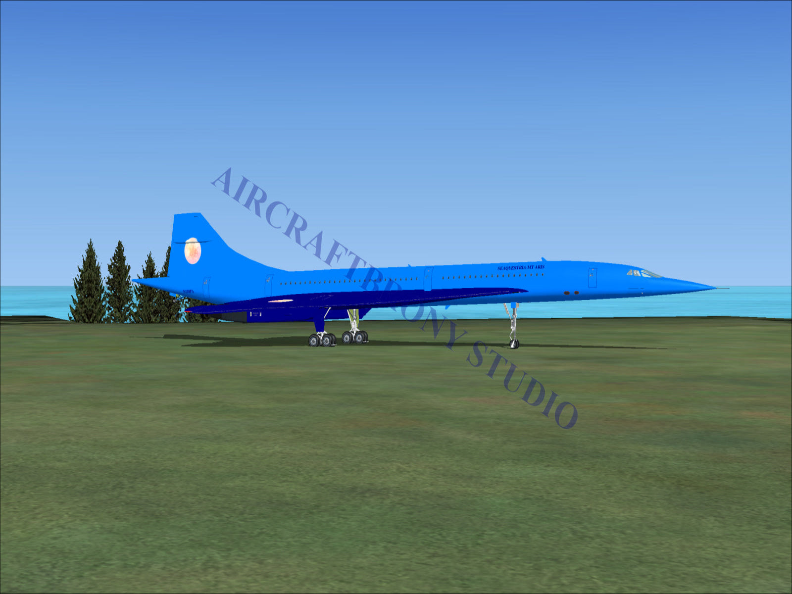 Seaquestria-Mt Aris Aerospatiale Concorde (Digital Image) Digital Image